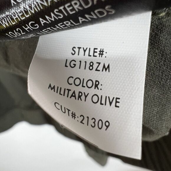 Liverpool Los Angeles Full Zip Jacket Mens Size XXL 2XL Military Olive Green - Picture 12 of 13